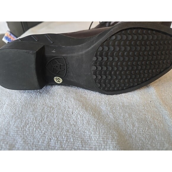 Ariat Boot Womens Size 5.5 B Scout Paddock Lace-up Black Leather Riding 10016413 - Picture 11 of 14